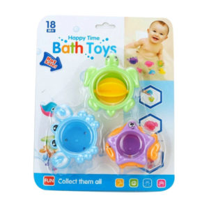 Bath toy folding cup set baby toy