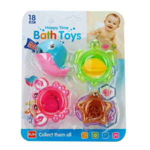 Bath toy folding cup set baby toy