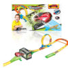 Railway car pull back car toy vehicle