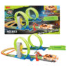 Racing track car railway car vehicle toy