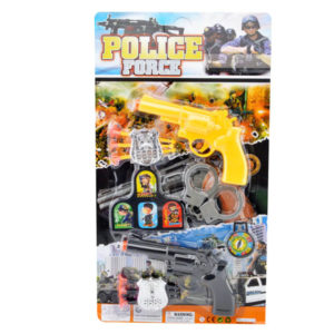 Police set toy soft bullet gun pretend toy