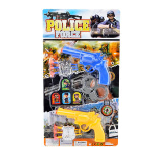 Police set toy soft bullet gun pretend toy