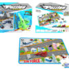 Mini plane toy city map puzzle educational toy