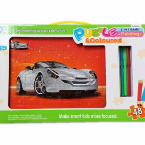 car puzzle educational toy DIY toy