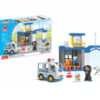 police station blocks DIY toy cute toy