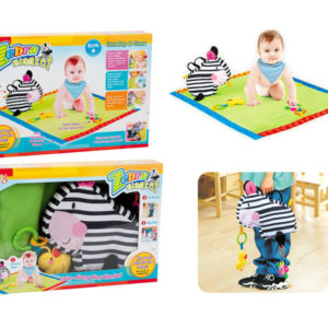 Zebra blanket crawling blanket baby toy