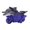 plastic dolphin toy friction powered animal motorcycle
