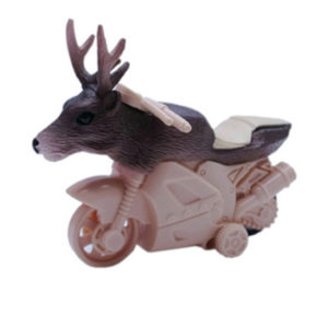 cute animal toy novelty animal stunt motorcycle