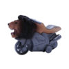 motorcycle toy plastuc animal  friciton lion