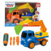 take apart excavator assemble truck toy construction vehicle