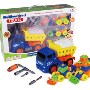 assembling truck toy assembling construction vehicle DIY assemble truck