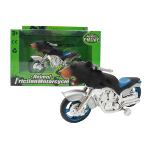 Black Bear motorcycle toy friction motorcycle animal machine
