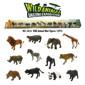 wild animal toys mini figure toy global animal playset