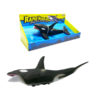 friction orca toy marine animal with wheel aqua toys