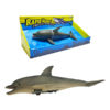 friction dolphin toy marine animal with wheel aqua toys